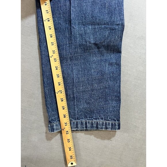 Vintage Y2K Phat Farm Jeans 39x32 Skater Carpenter Cargo Baggy Hammer Loop. - Picture 9 of 11